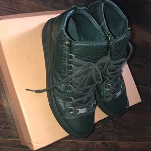 Green arena balenciaga shoes